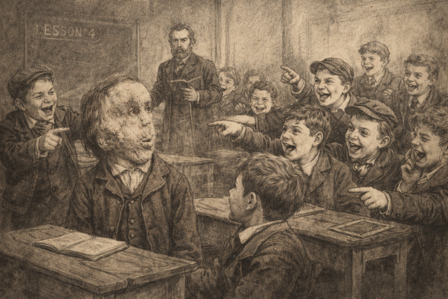 joseph merrick elephant man as schoolboy
