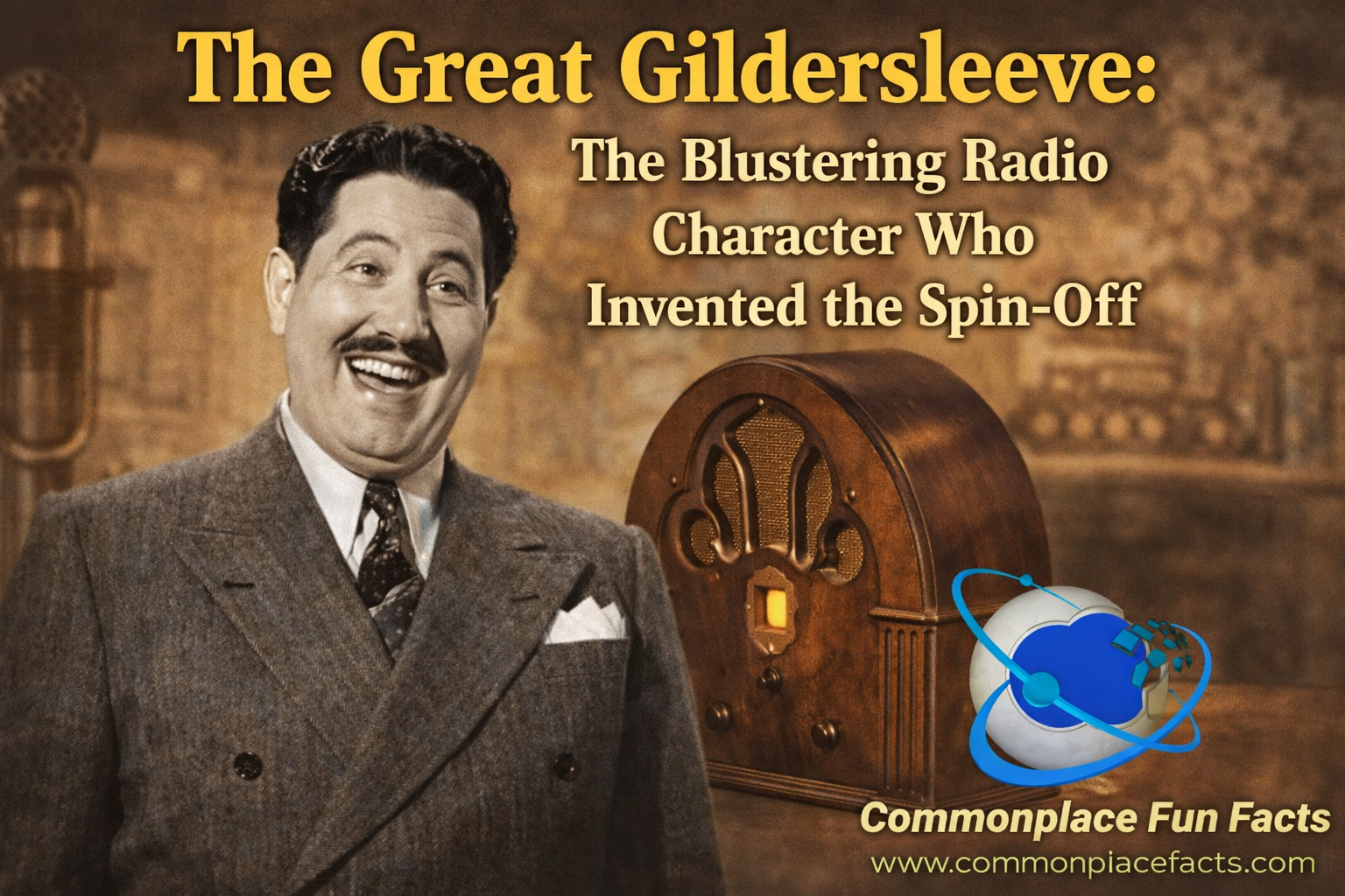 The Great Gildersleeve: The Blustering Radio Character Who Invented the Spin-Off