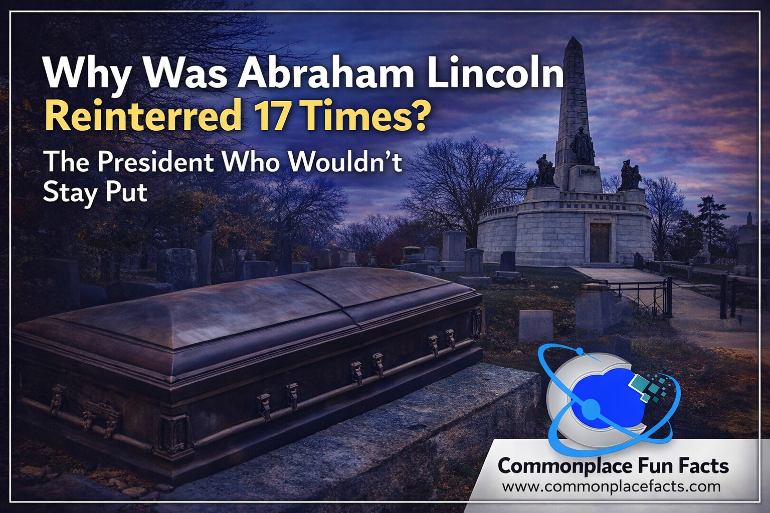 Why Was Abraham Lincoln Reinterred 17 Times? The President Who Wouldn't Stay Put