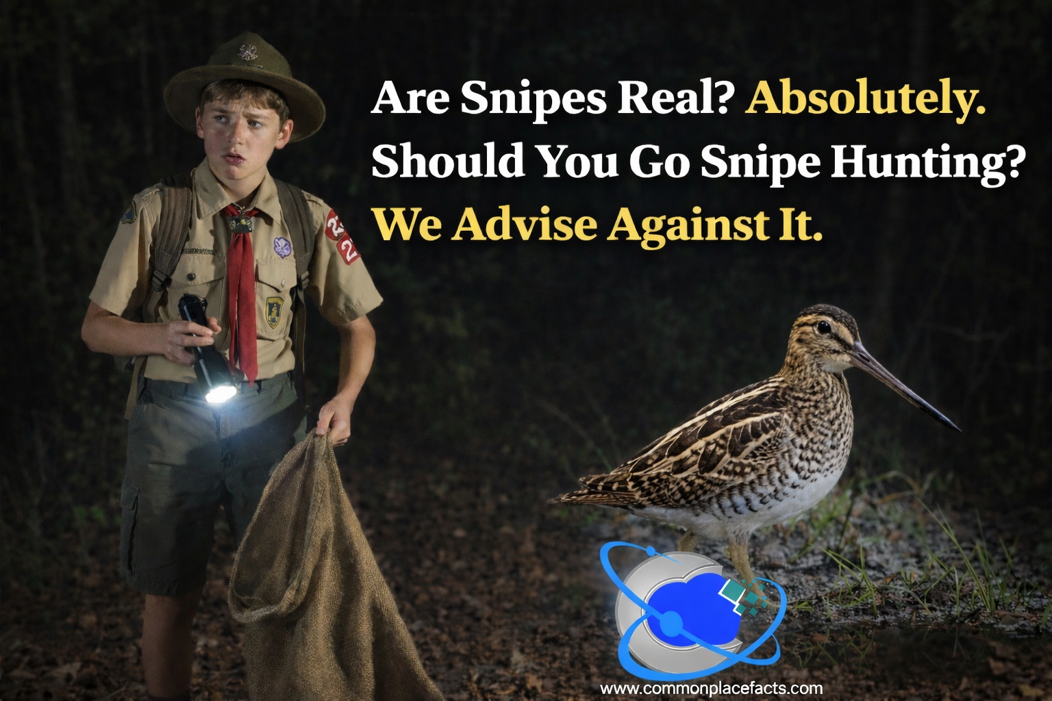 Are Snipes Real? Absolutely. Should You Go Snipe Hunting? We Advise Against It.
