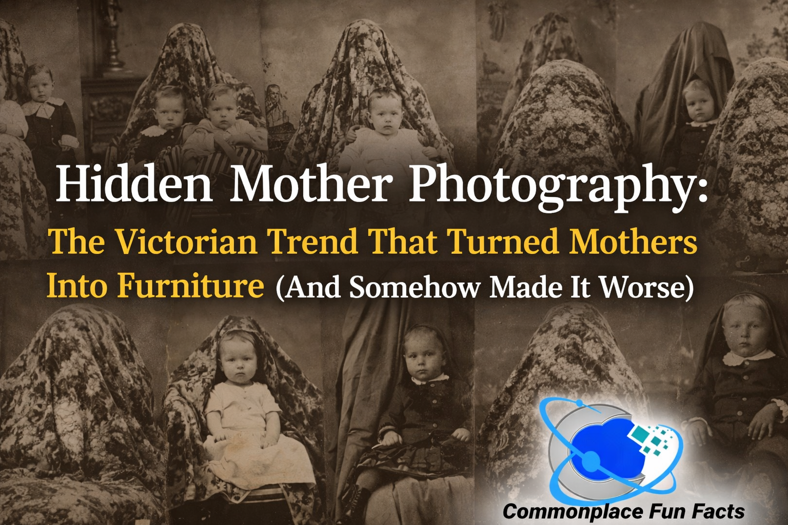 Hidden Mother Photography: The Victorian Trend That Turned Mothers Into Furniture (And Somehow Made It Worse) 3 Hidden Mother Photography: The Victorian Trend That Turned Mothers Into Furniture (And Somehow Made It Worse)