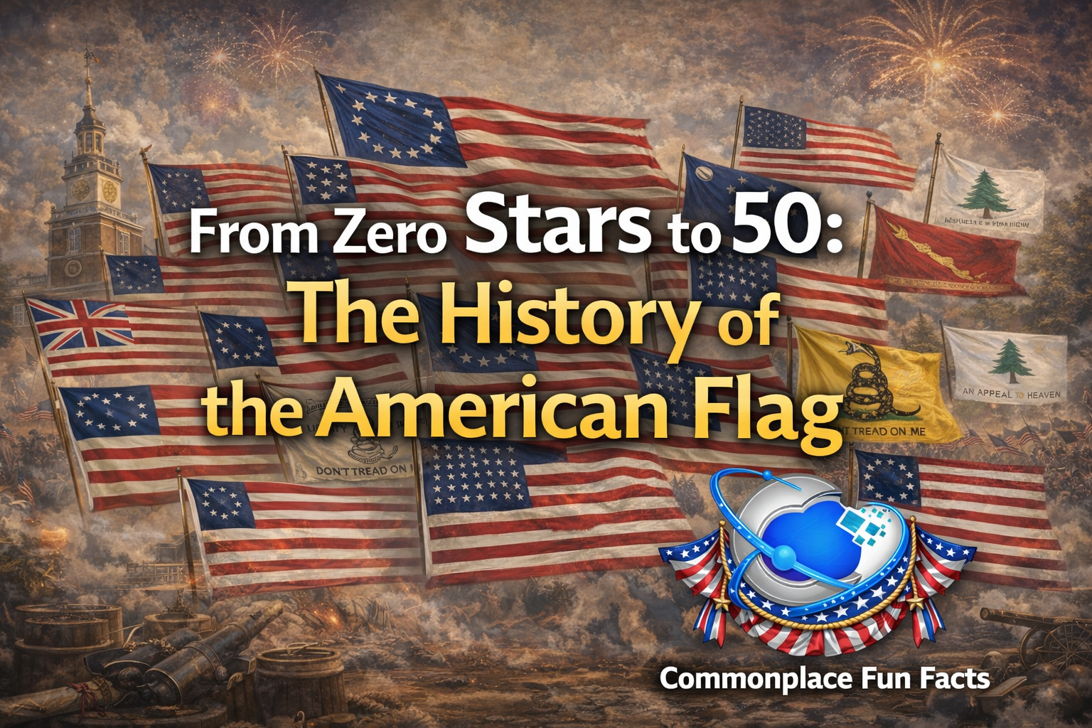From Zero Stars to 50: The History of the American Flag