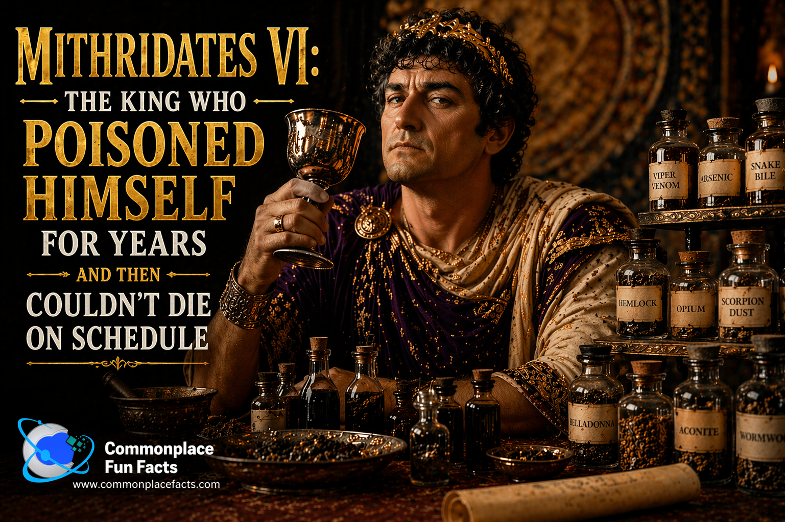 Mithridates VI: The King Who Poisoned Himself for Years and Then Couldn’t Die on Schedule