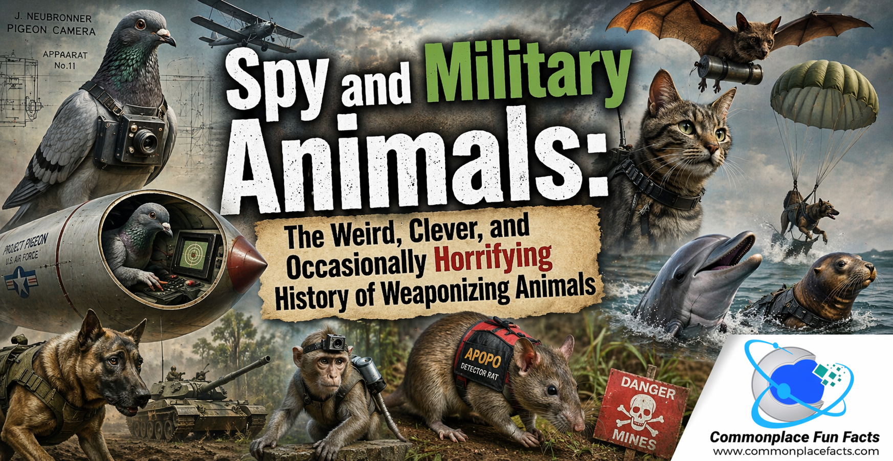 Spy and Military Animals: The Weird, Clever, and Occasionally Horrifying History of Weaponizing Animals