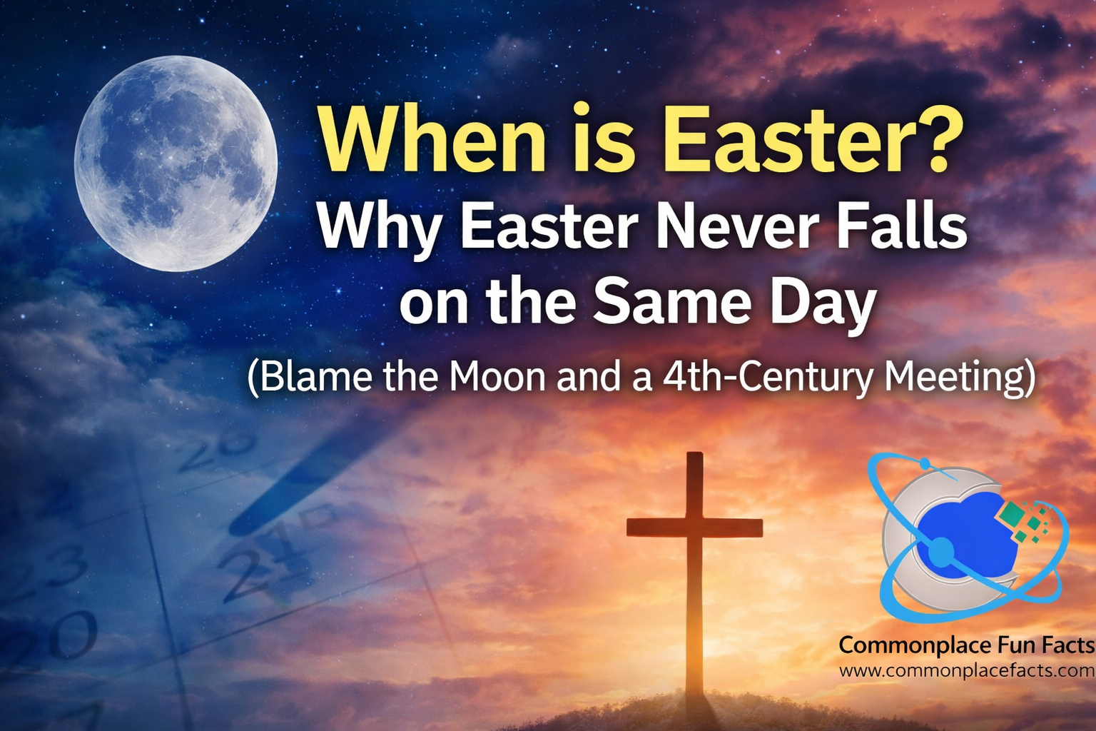 When is Easter? Why Easter Never Falls on the Same Day (Blame the Moon and a 4th-Century Meeting)