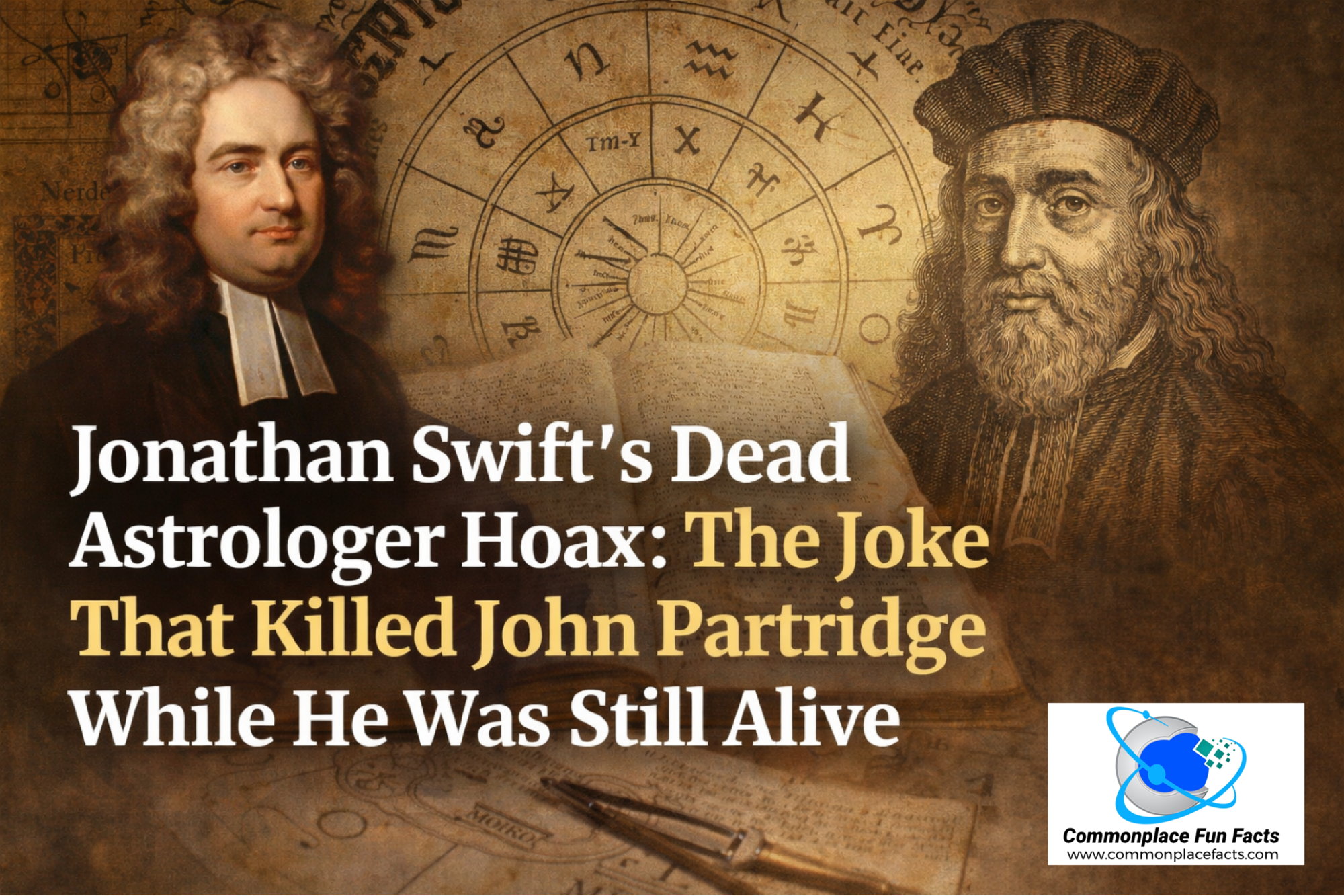 Jonathan Swift’s Dead Astrologer Hoax: The Joke That Killed John Partridge While He Was Still Alive