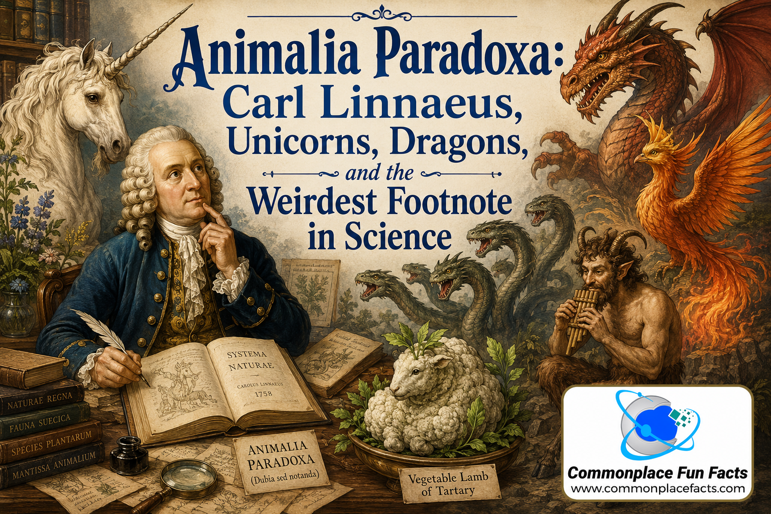 Animalia Paradoxa: Carl Linnaeus, Unicorns, Dragons, and the Weirdest Footnote in Science