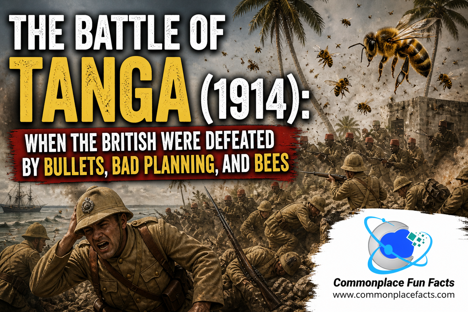 The Battle of Tanga (1914): When the British Were Defeated by Bullets, Bad Planning, and Bees