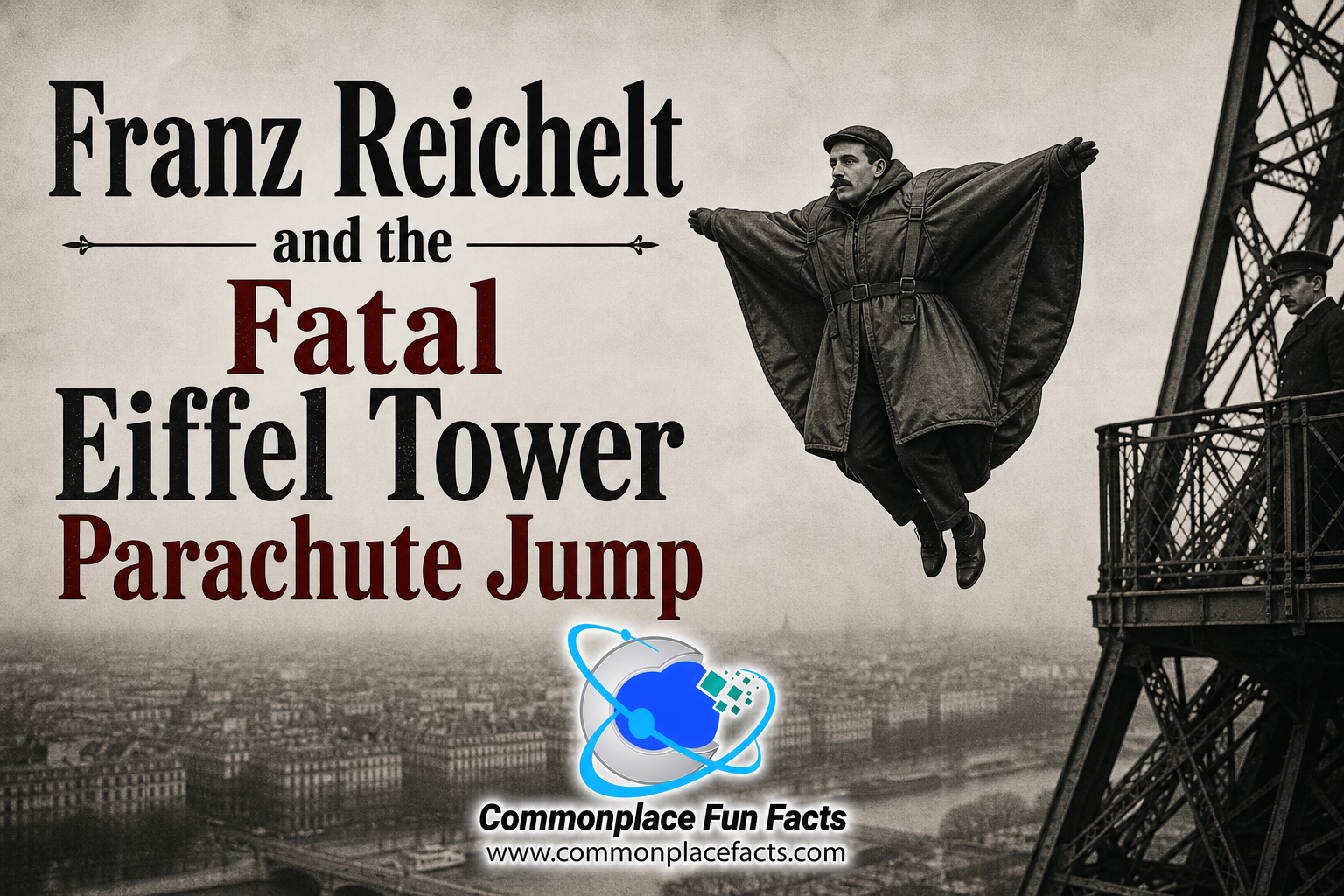 Franz Reichelt and the Fatal Eiffel Tower Parachute Jump