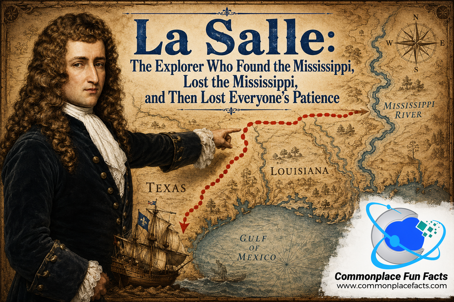 La Salle: The Explorer Who Found the Mississippi, Lost the Mississippi, and Then Lost Everyone’s Patience