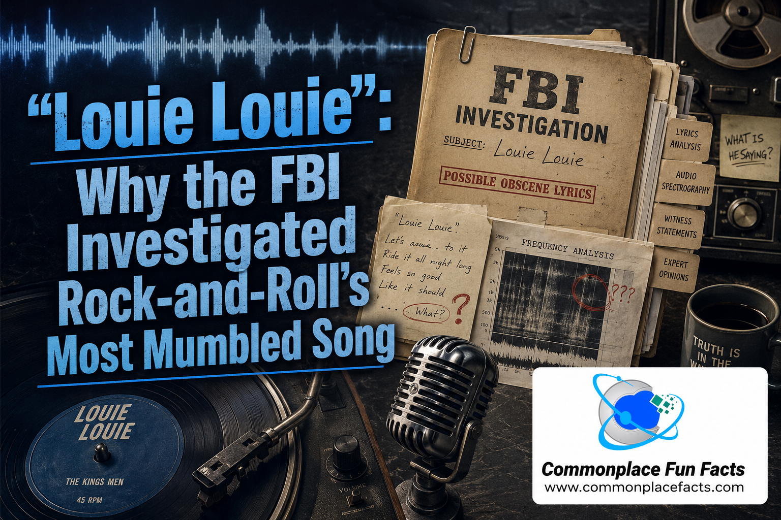 “Louie Louie”: Why the FBI Investigated Rock-and-Roll’s Most Mumbled Song”