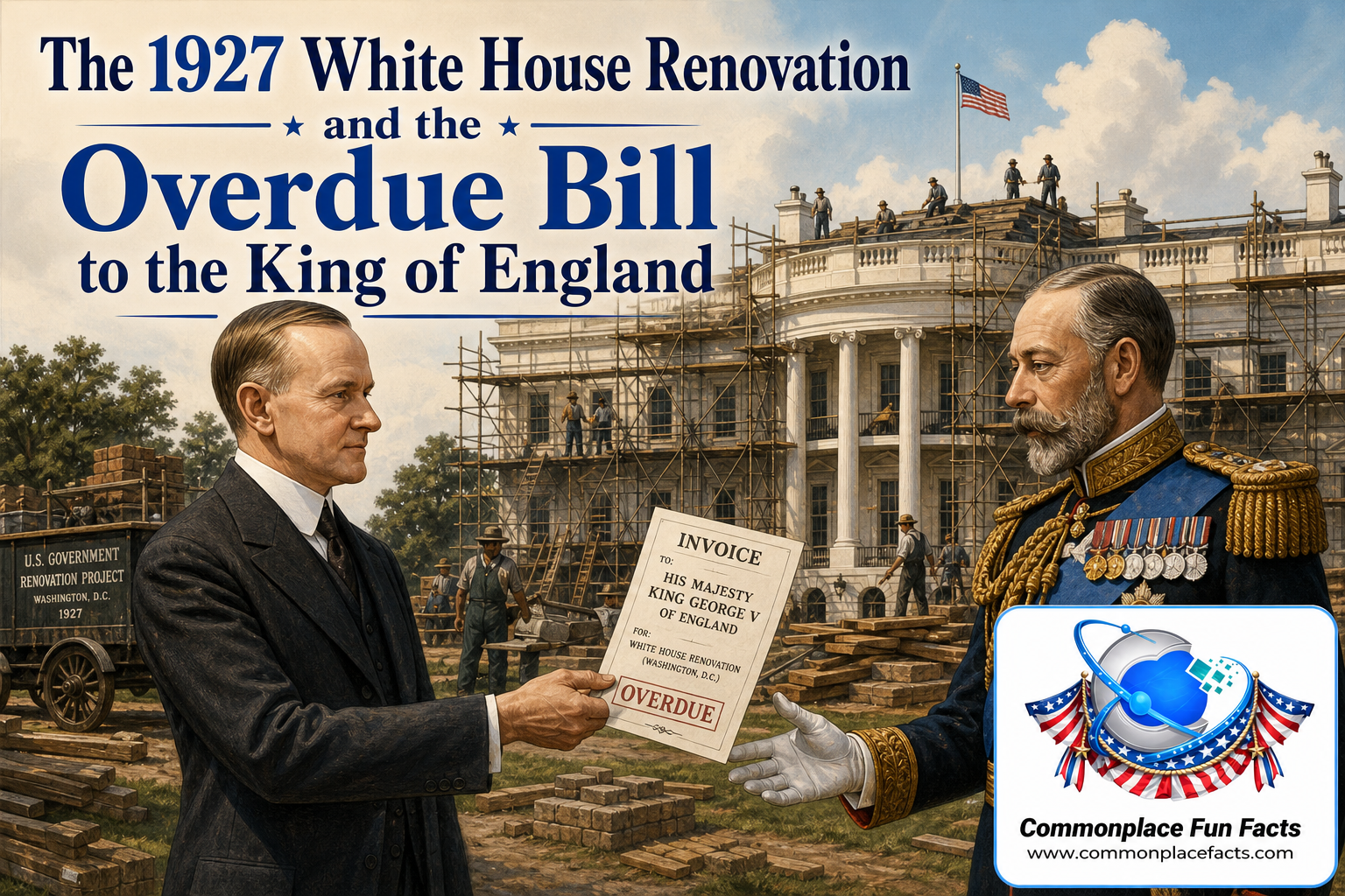 The 1927 White House Renovation and the Overdue Bill to the King of England