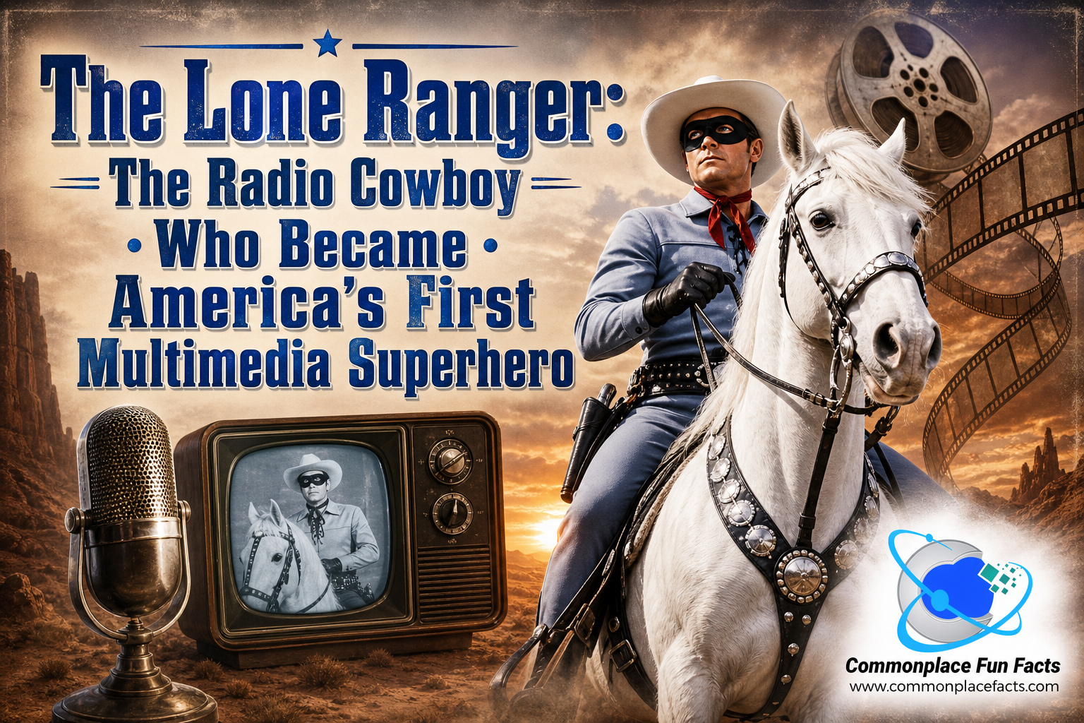 The Lone Ranger: The Radio Cowboy Who Became America’s First Multimedia Superhero