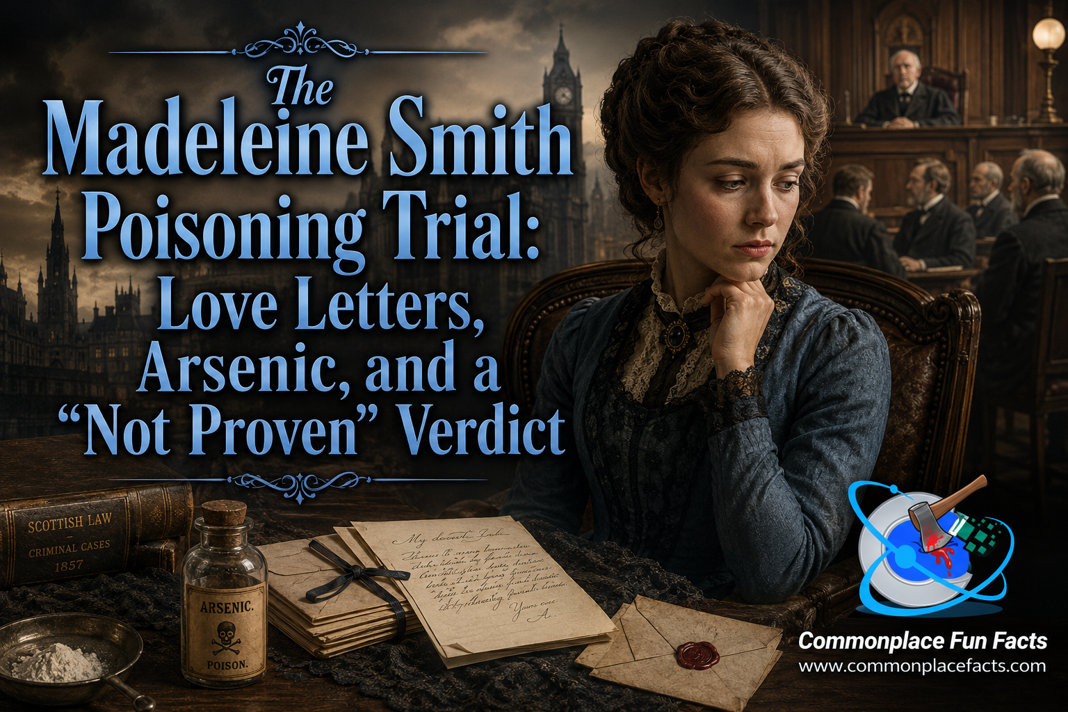 The Madeleine Smith Poisoning Trial: Love Letters, Arsenic, and a “Not Proven” Verdict