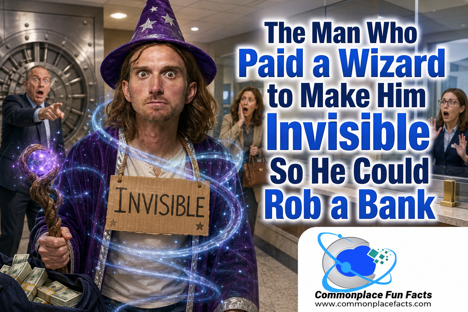 The Man Who Paid a Wizard to Make Him Invisible So He Could Rob a Bank Invisible Bank Robber