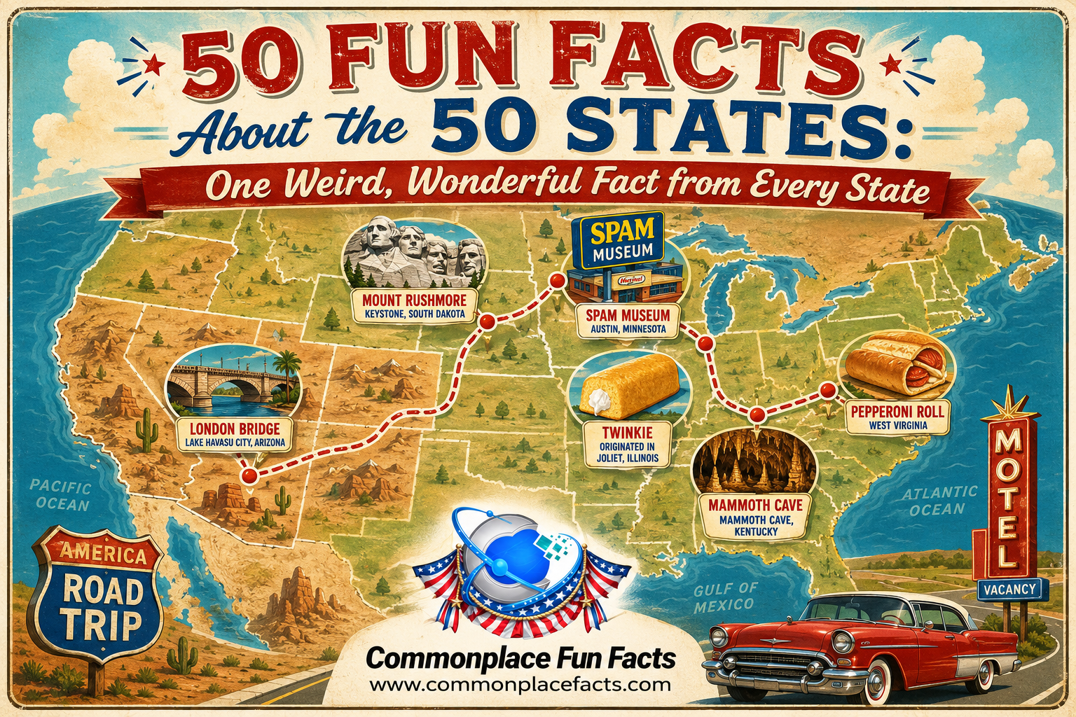 50 Fun Facts About the 50 States: One Weird, Wonderful Fact from Every State