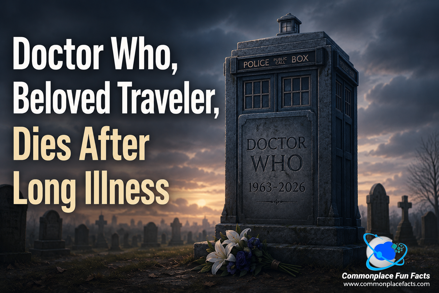 Doctor Who, Beloved Traveler, Dies After Long Illness