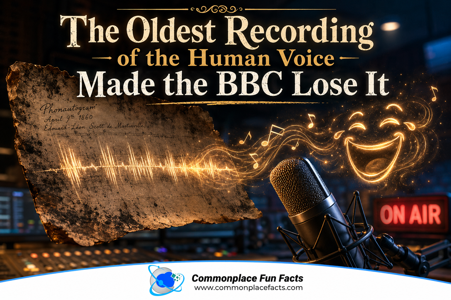 The Oldest Recording of the Human Voice Made the BBC Lose It