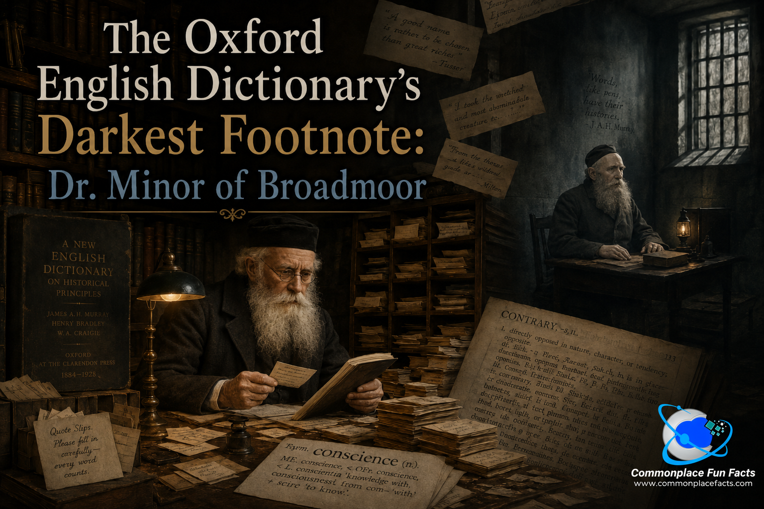 The Oxford English Dictionary’s Darkest Footnote: Dr. Minor of Broadmoor