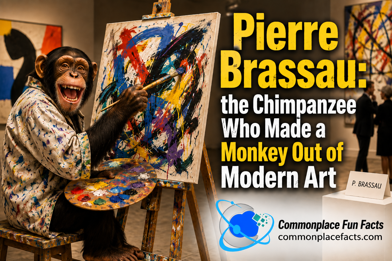 Pierre Brassau: the Chimpanzee Who Made a Monkey Out of Modern Art