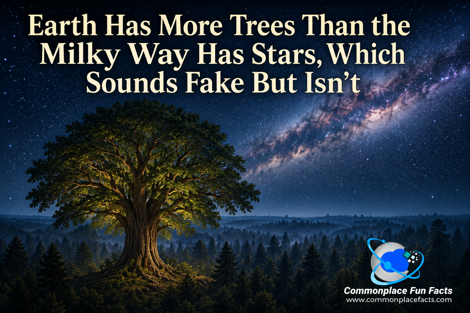 Earth Has More Trees Than the Milky Way Has Stars, Which Sounds Fake But Isn’t