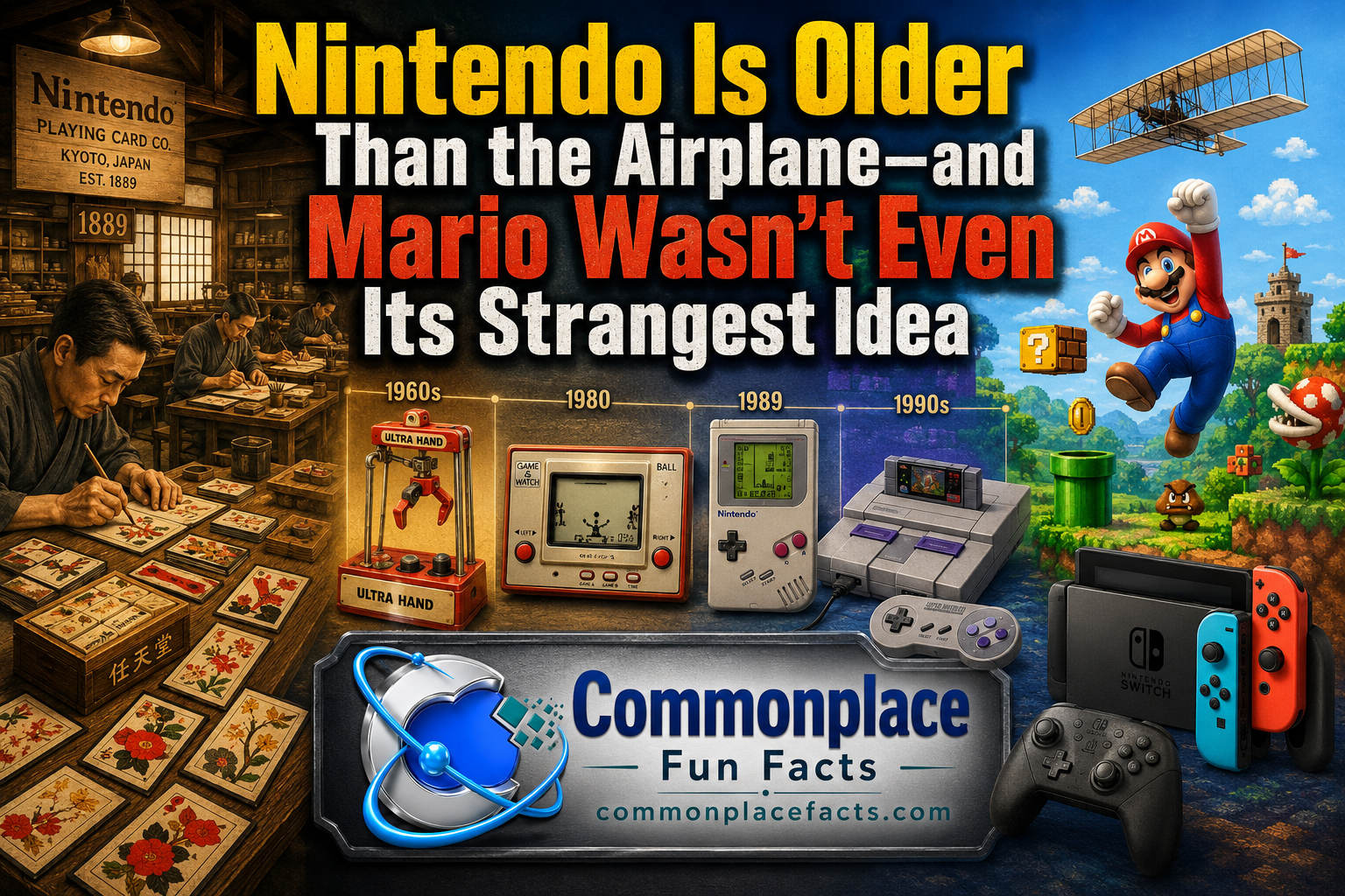Nintendo Is Older Than the Airplane—and Mario Wasn’t Even Its Strangest Idea