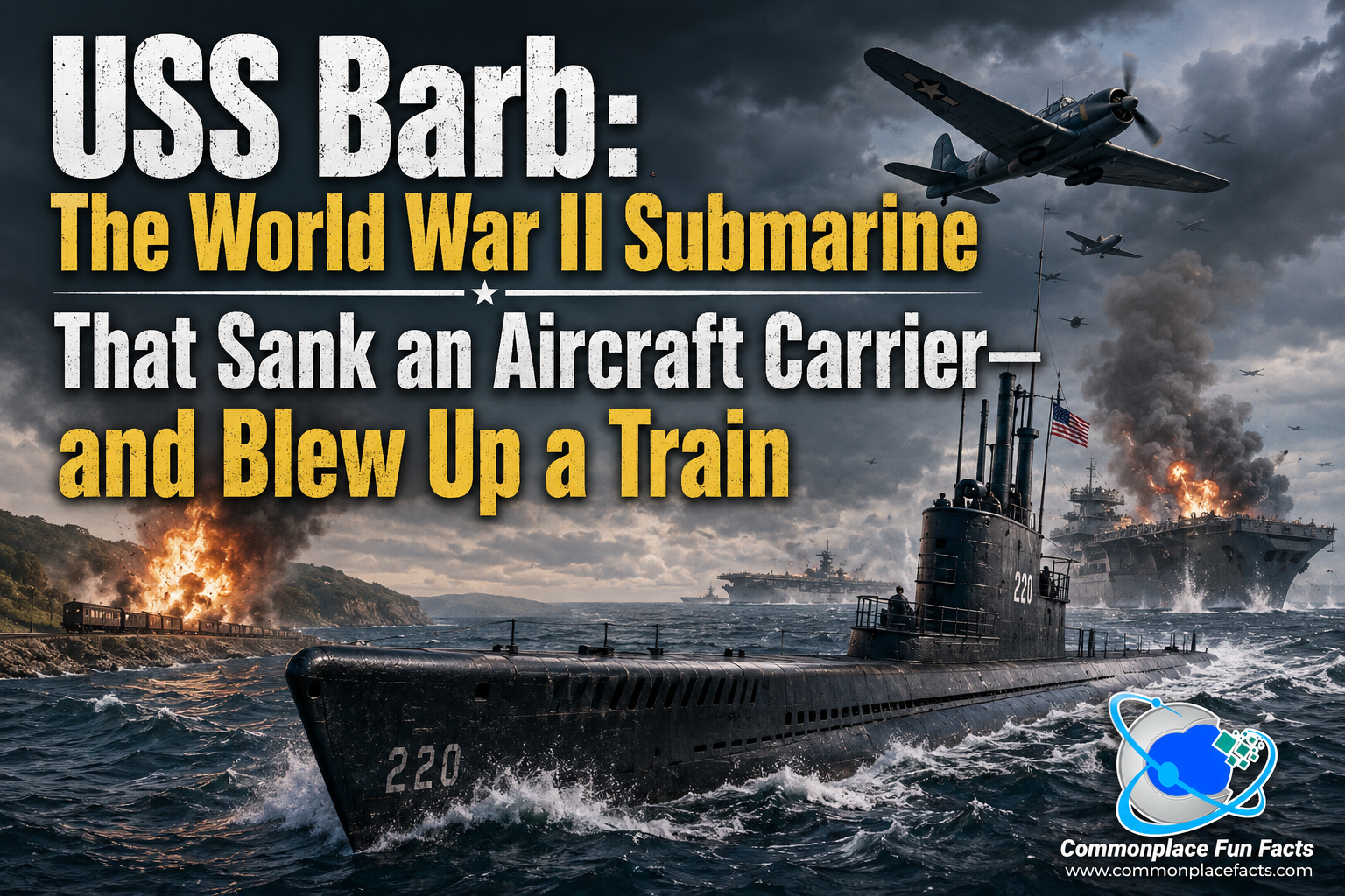 USS Barb: The World War II Submarine That Sank an Aircraft Carrier—and Blew Up a Train 12 USS Barb: The World War II Submarine That Sank an Aircraft Carrier—and Blew Up a Train