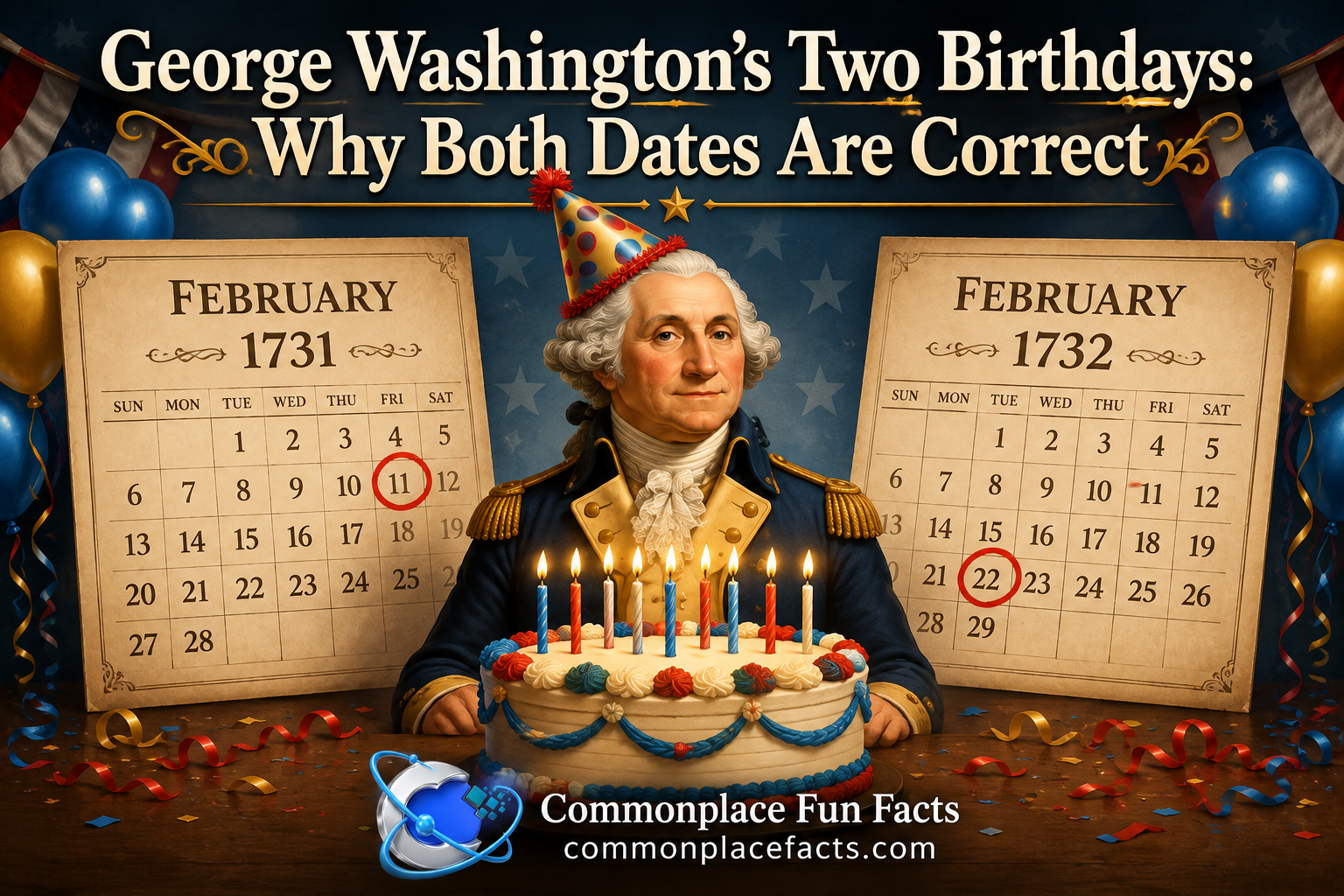 George Washington’s Two Birthdays: Why Both Dates Are Correct