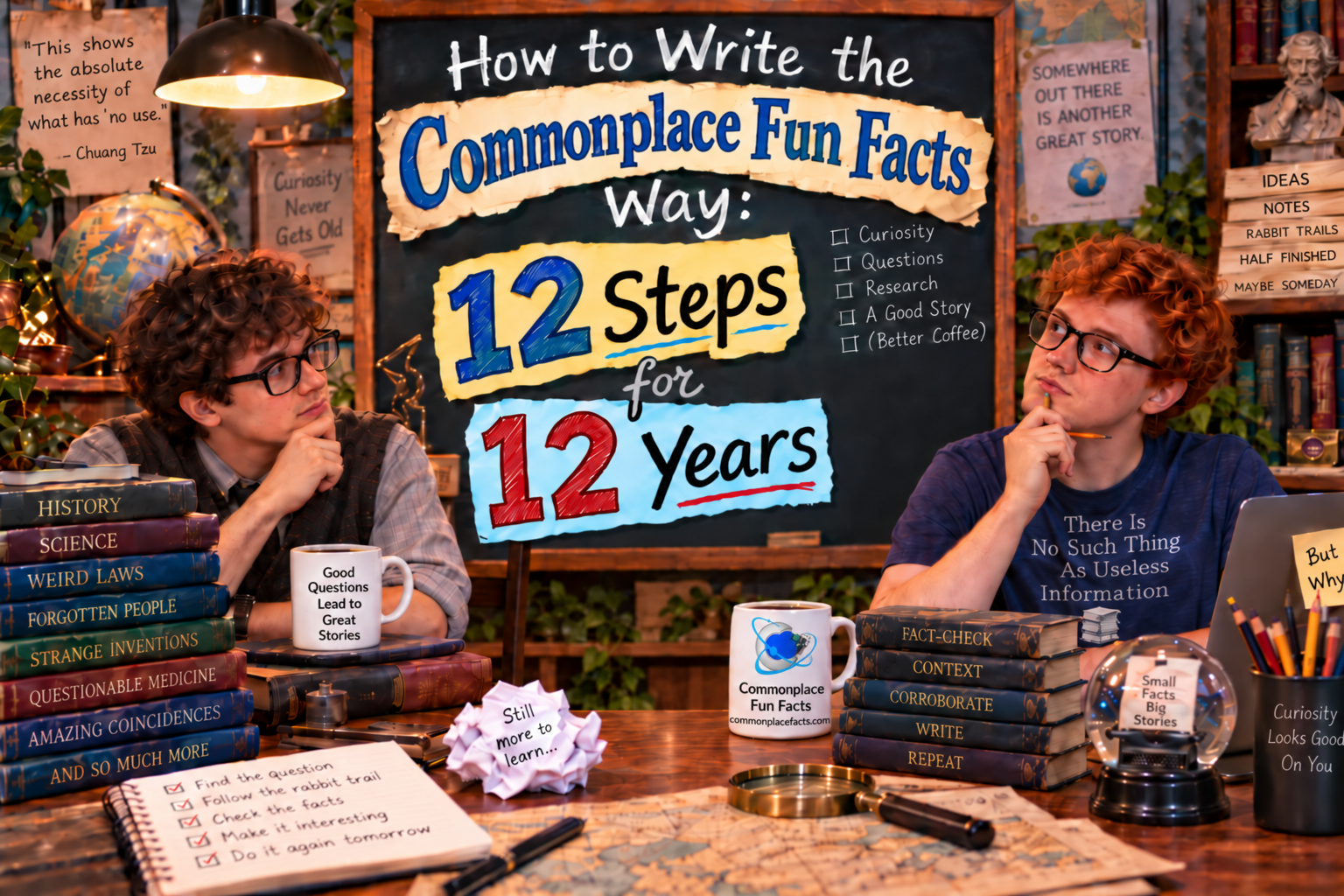 How to Write the Commonplace Fun Facts Way: 12 Steps for 12 Years 9 How to Write the Commonplace Fun Facts Way: 12 Steps for 12 Years