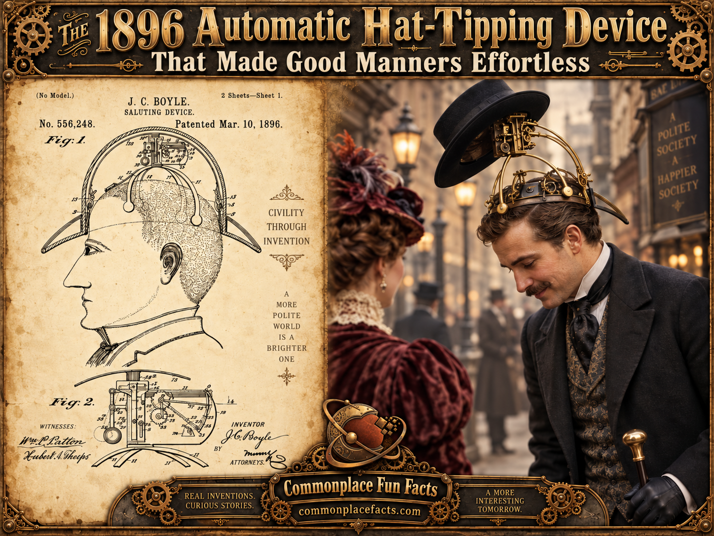 The 1896 Automatic Hat-Tipping Device That Made Good Manners Effortless 17 The 1896 Automatic Hat-Tipping Device That Made Good Manners Effortless