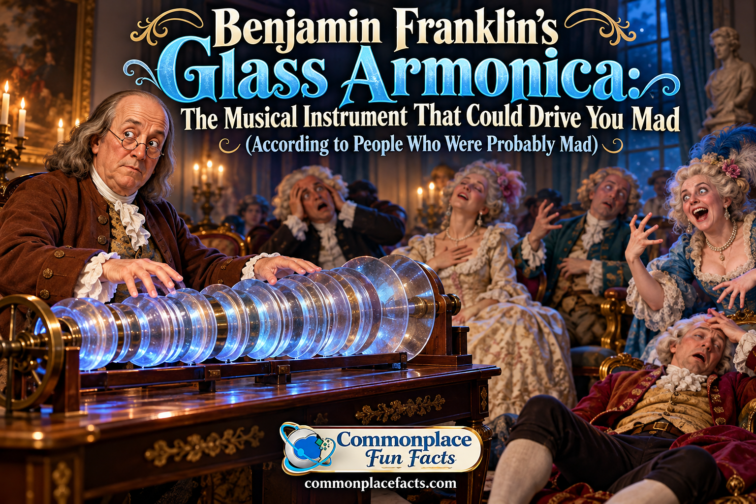 Benjamin Franklin's Glass Armonica: The Musical Instrument That Could Drive You Mad (According to People Who Were Probably Mad) 15 Benjamin Franklin’s Glass Armonica: The Musical Instrument That Could Drive You Mad (According to People Who Were Probably Mad)