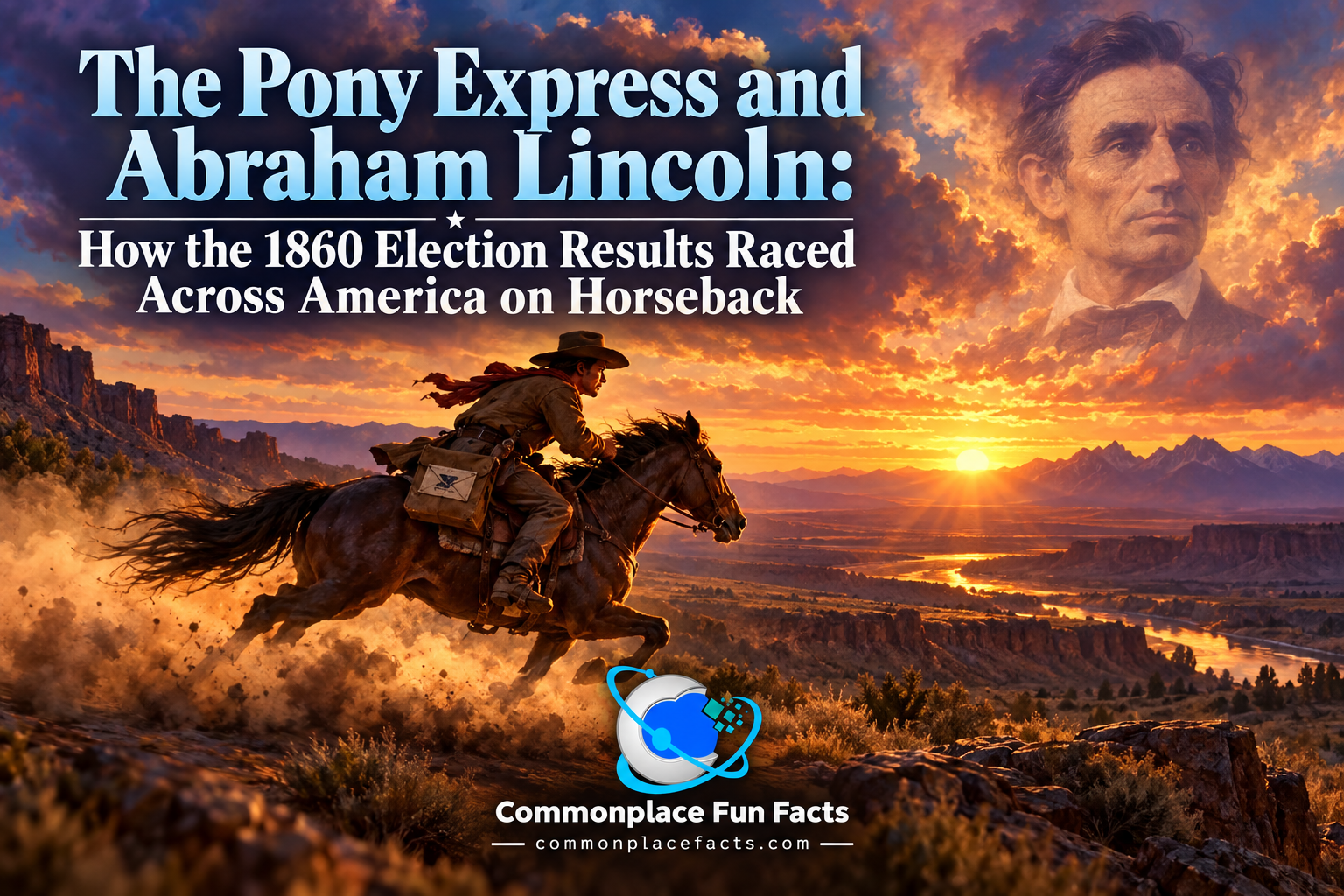 The Pony Express and Abraham Lincoln: How the 1860 Election Results Raced Across America on Horseback 18 The Pony Express and Abraham Lincoln: How the 1860 Election Results Raced Across America on Horseback
